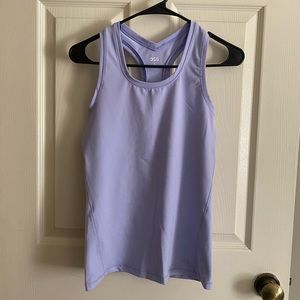 Periwinkle workout tank top